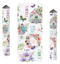 Flourish Art Pole 40 Inches Tall Love Grows Here