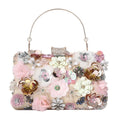 Flowery Evening Clutch Bag.