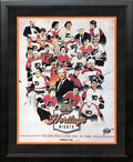 Philadelphia Flyers 50th Anniversary Heritage Nights Limited Edition Framed NHL Hockey Team Poster