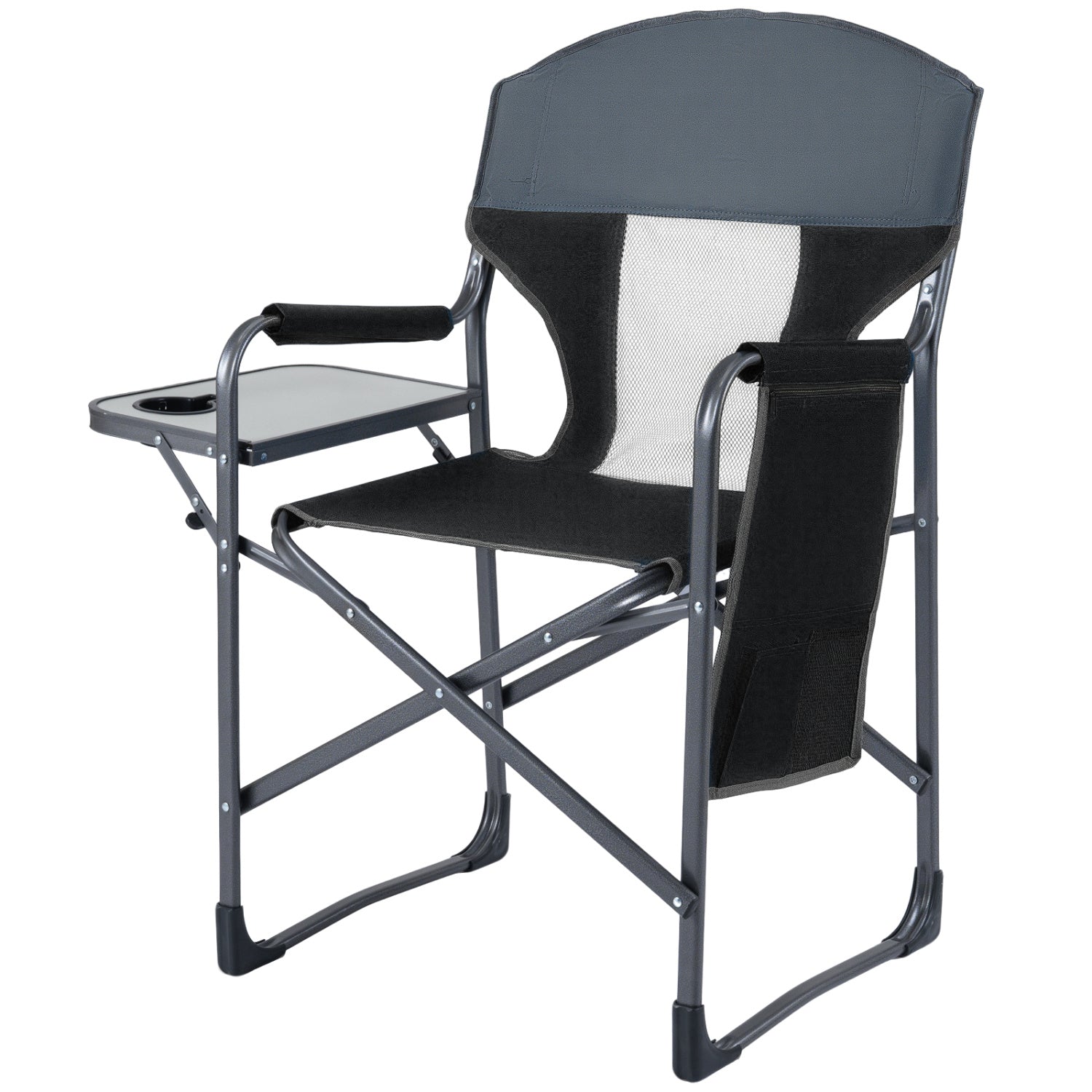 Folding Camping Chair with Cup Holder and Storage Pocket