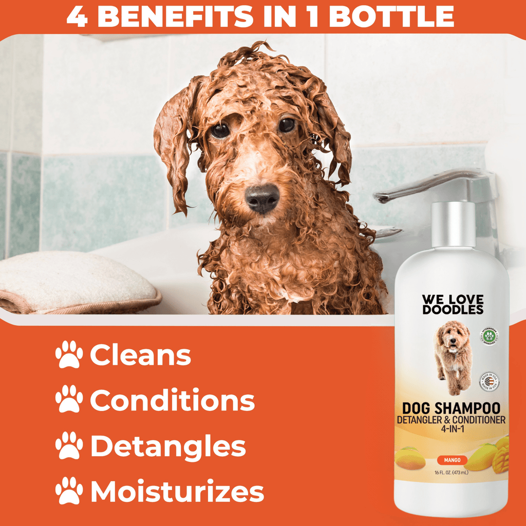 Dog Shampoo New Scents – Mango & Ocean Breeze (4-in-1)