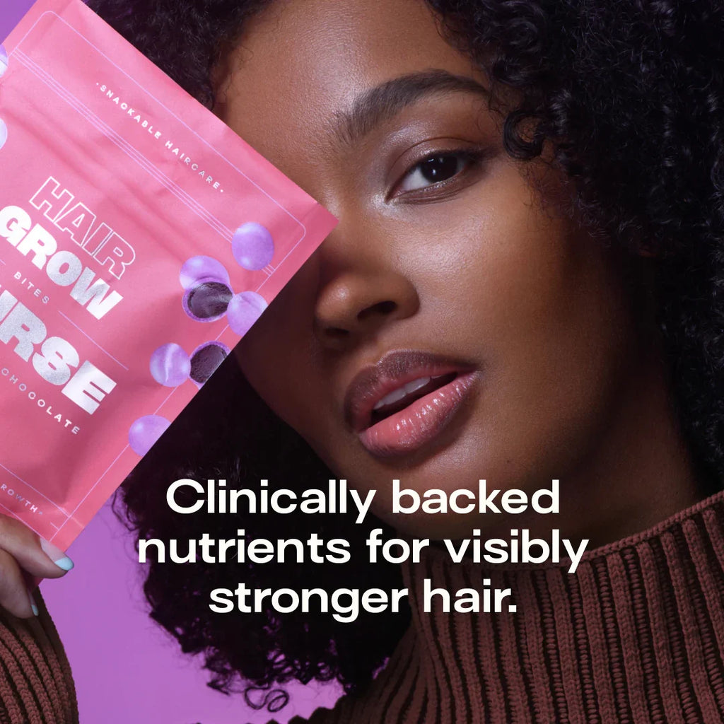 Sourse Hair Grow Bites, 6-Pack of 30-Count, Hair Vitamin Gummies for Faster Hair Growth