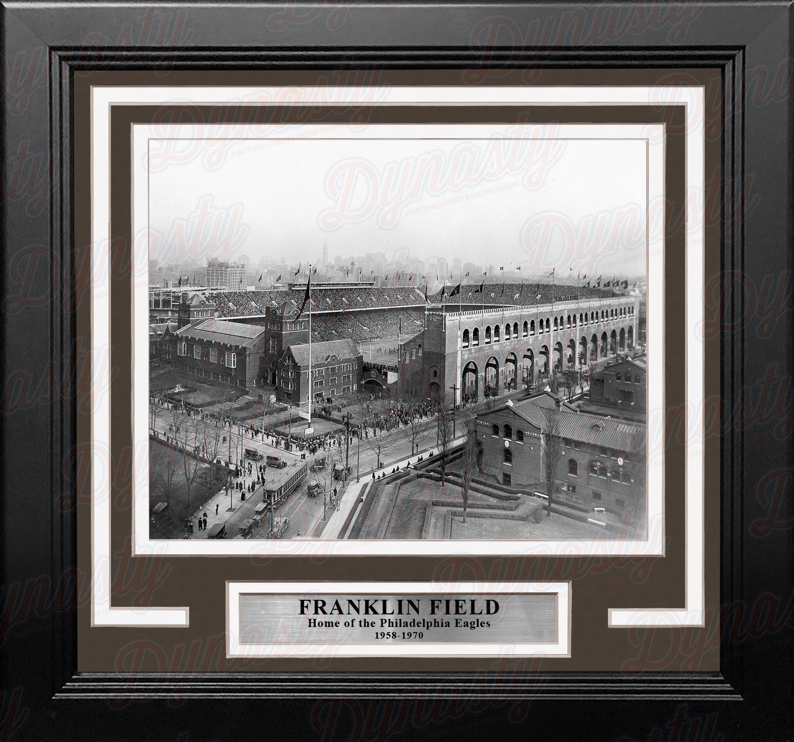 Philadelphia Eagles Franklin Field 8" x 10" Framed Football Stadium Photo