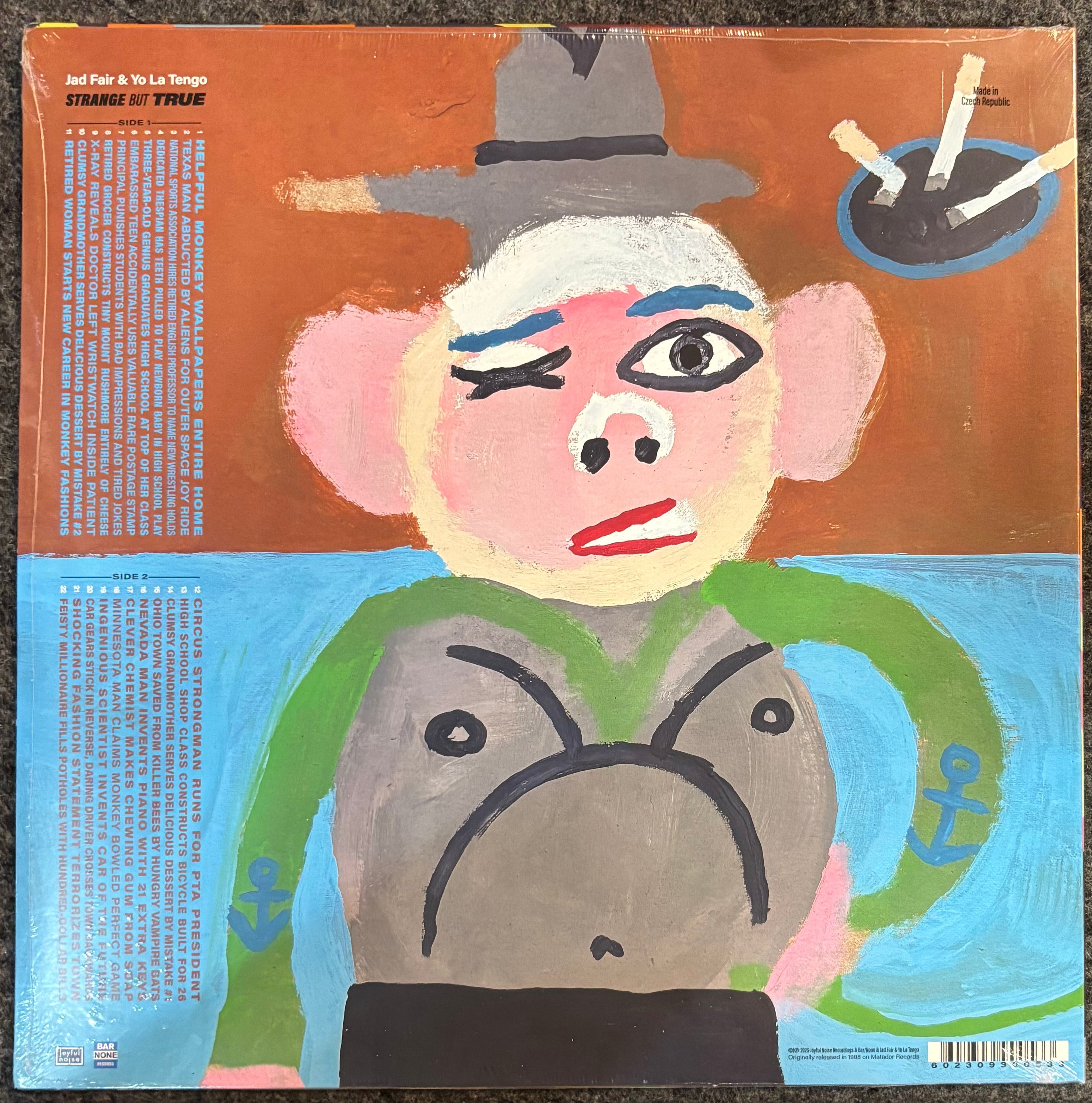 JAD FAIR & YO LA TENGO – STRANGE BUT TRUE [MINT GREEN LP] Vinyl LP Record