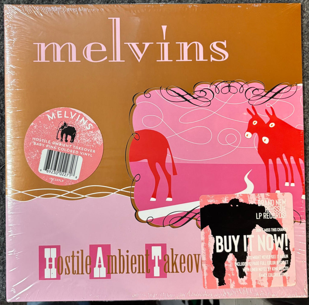 Melvins - Hostile Ambient Takeover Baby Pink Color Vinyl LP Record