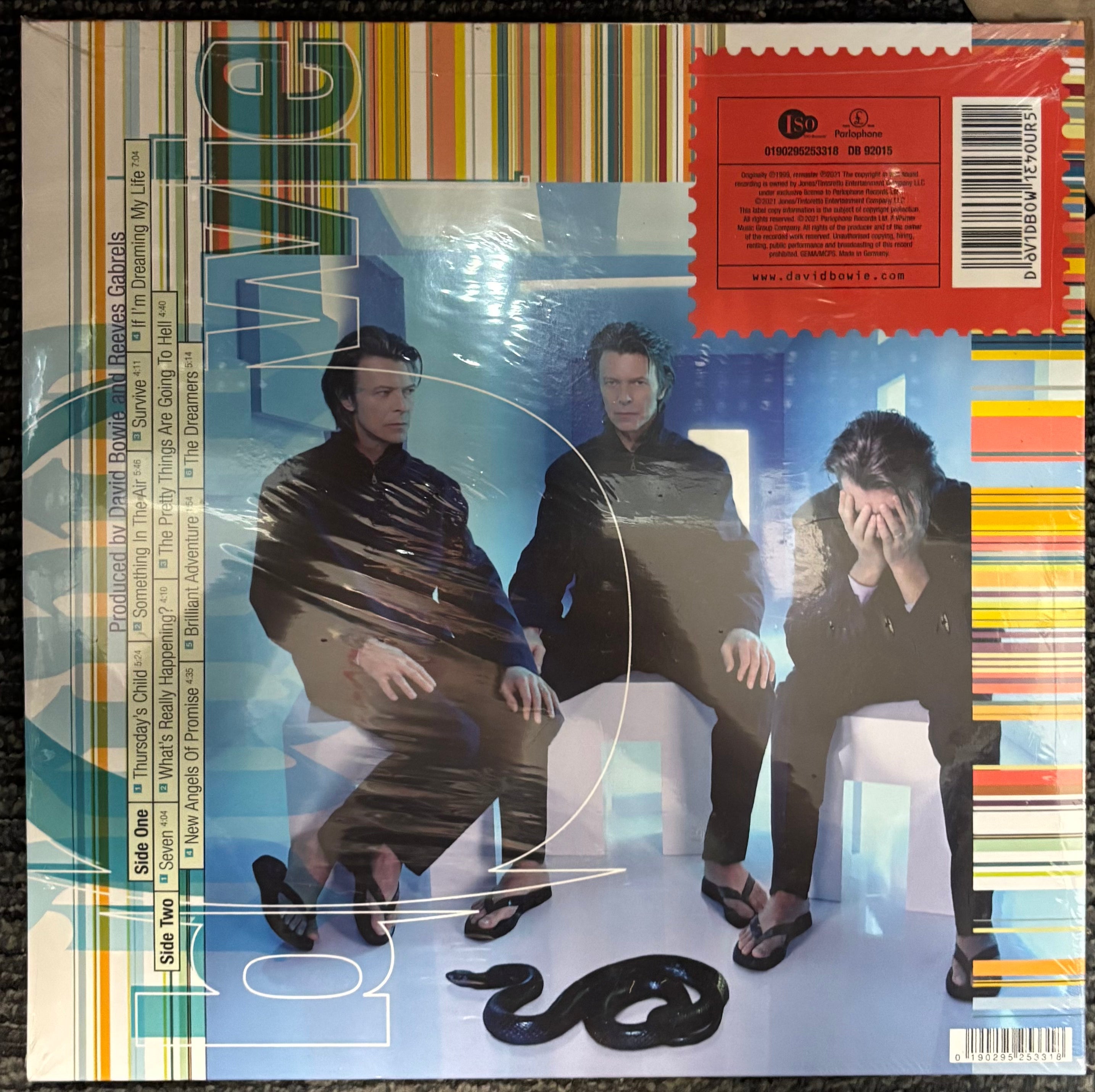 BOWIE, DAVID – Hours Vinyl LP Record
