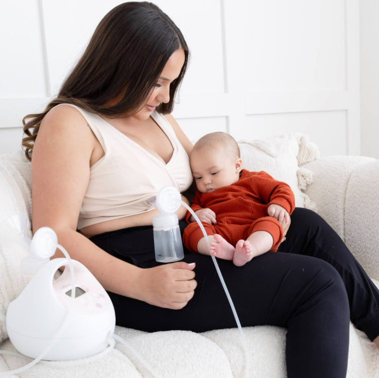 Everyday Luxe® 3.0 Nursing & Hands-Free Pumping Bra for Breastfeeding Moms