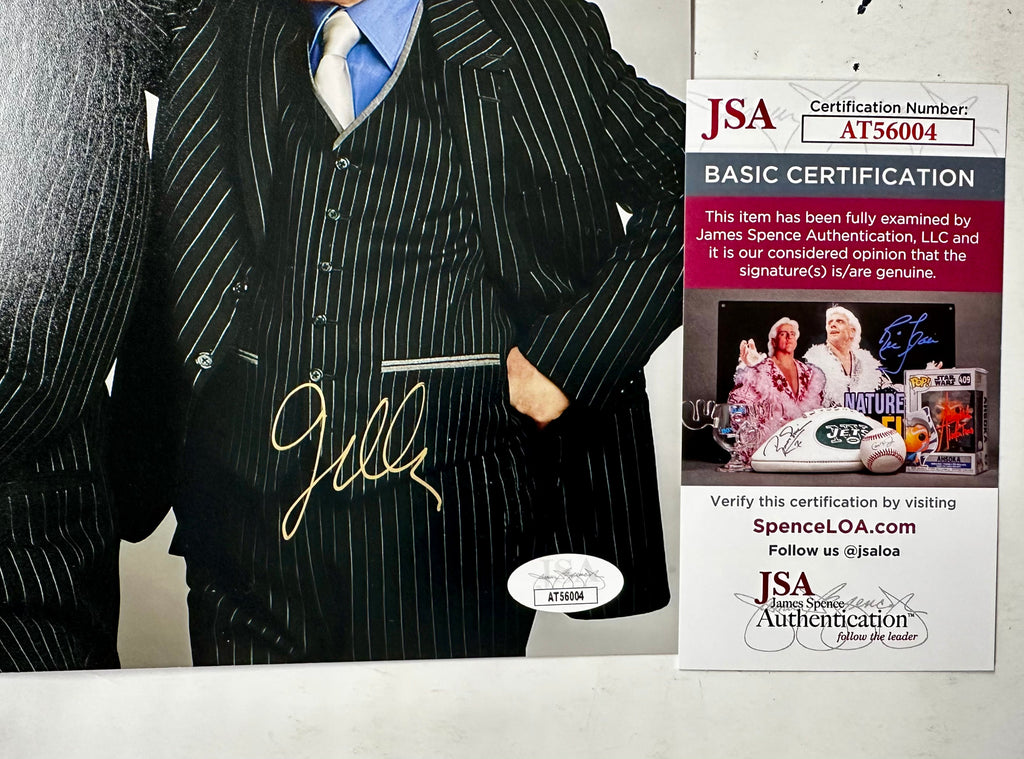 Penn & Teller Signed Entertainer Comedy Vegas Magician 8x10 Photo With JSA COA