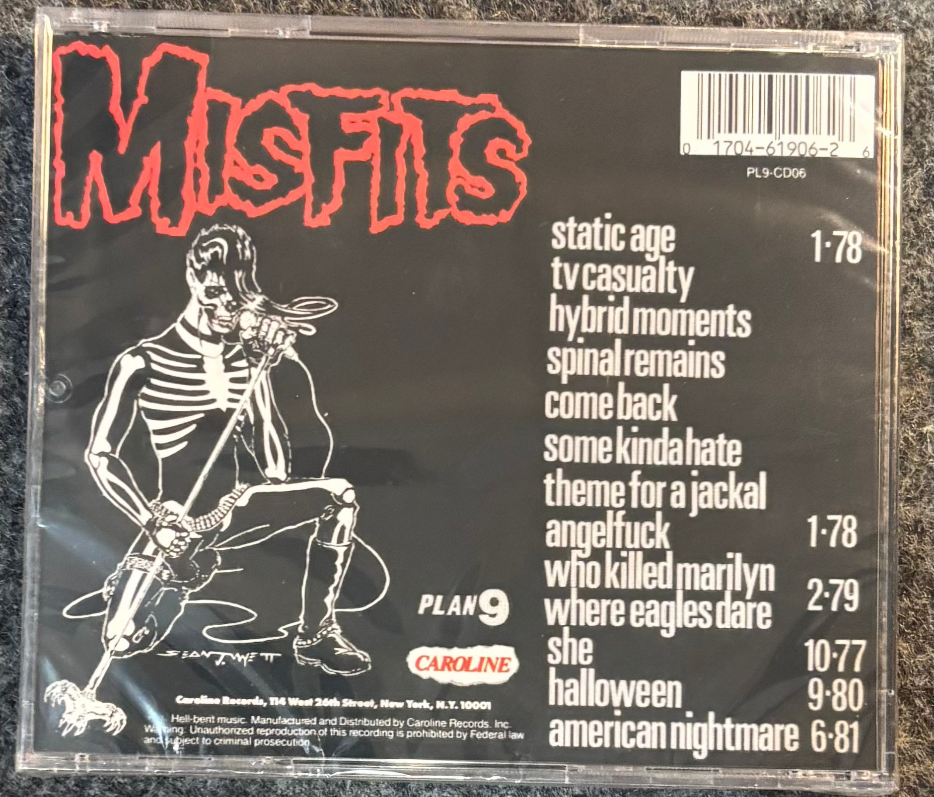 Misfits - Legacy Of Brutality CD