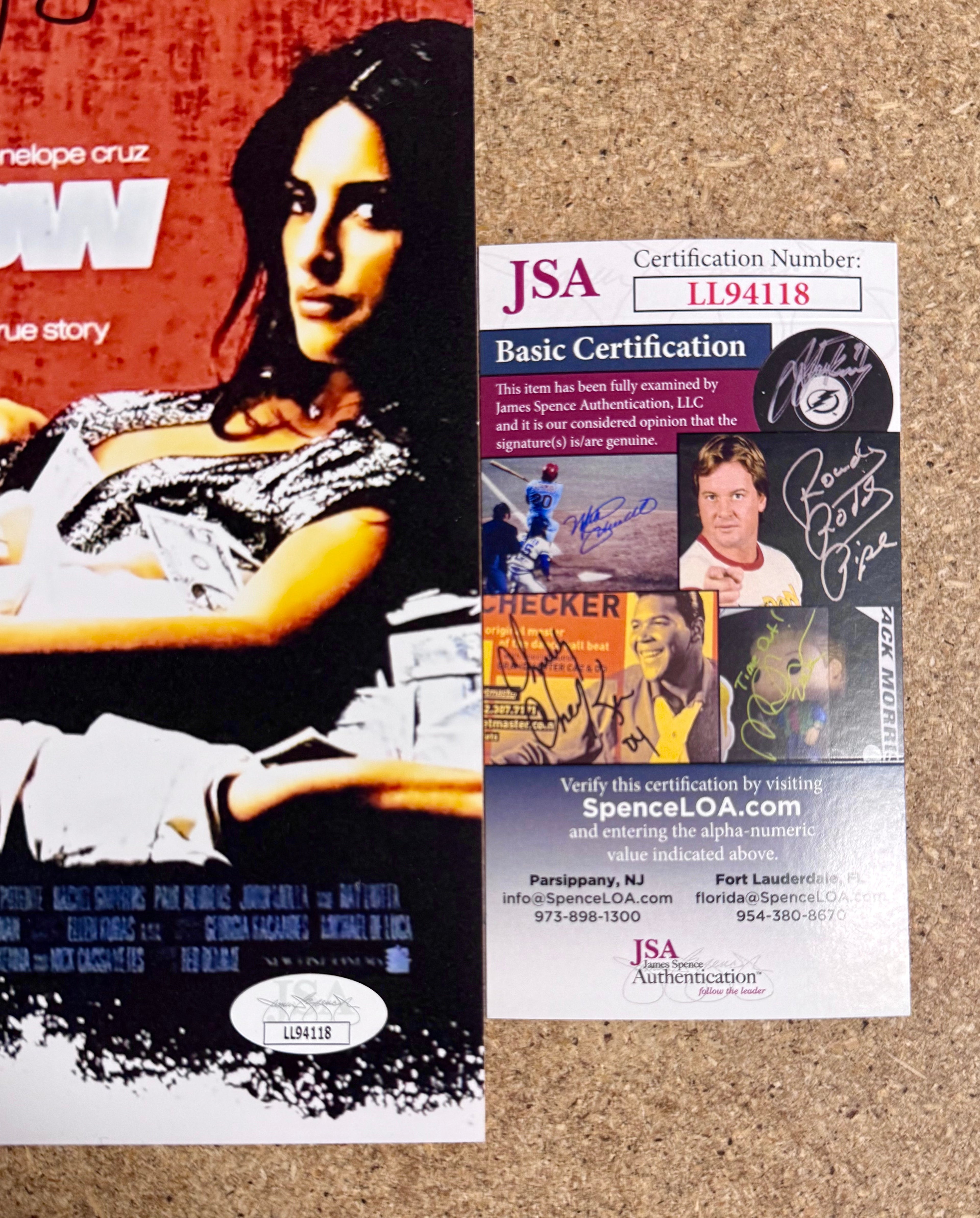 George Jung Signed Matte 8x10 Photo with JSA COA Blow Famous Drug Smuggler Boston George