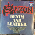 SAXON - Denim And Leather (Color Vinyl) LP Record