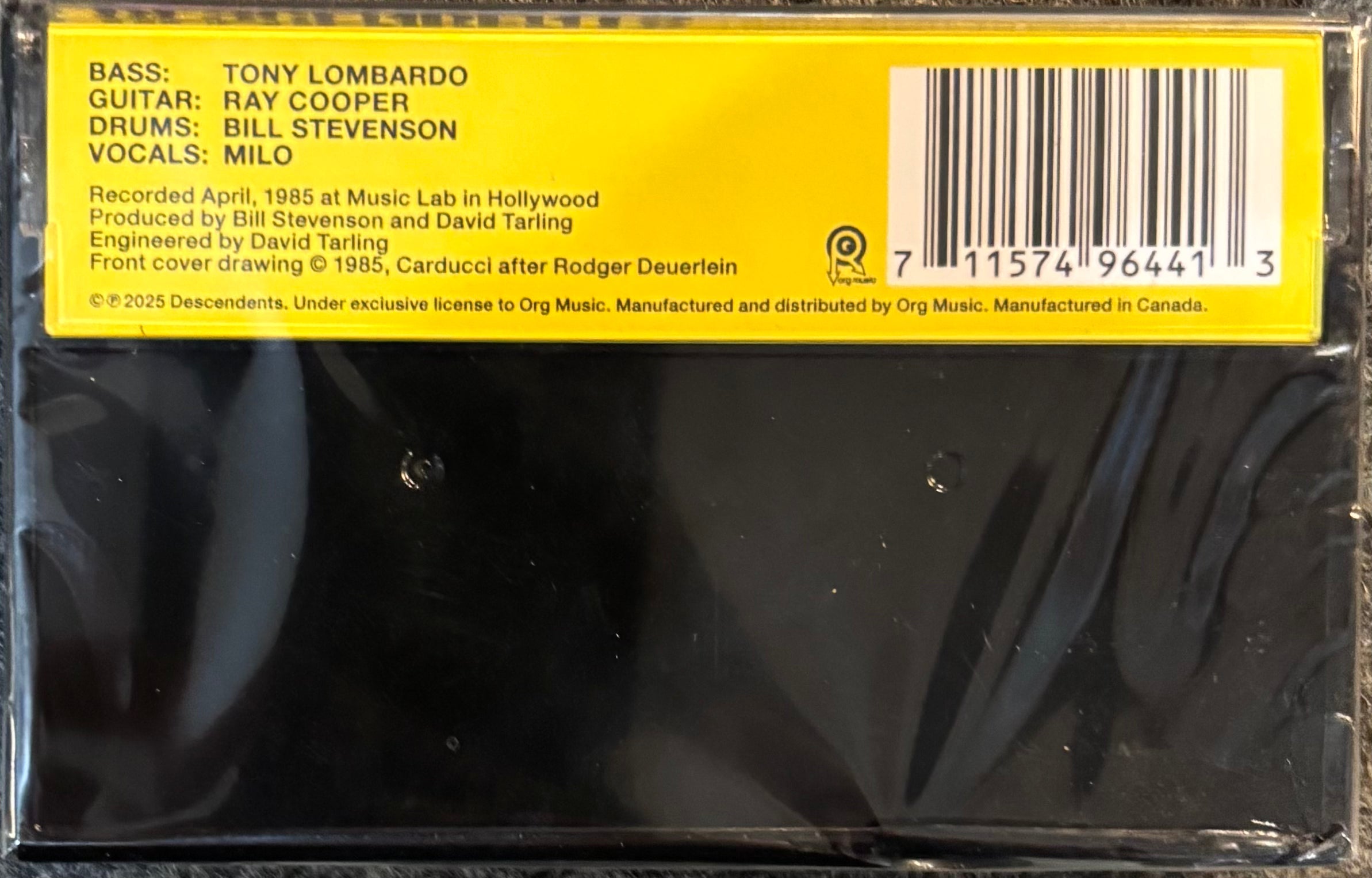 DESCENDENTS – I DON'T WANT TO GROW UP Cassette
