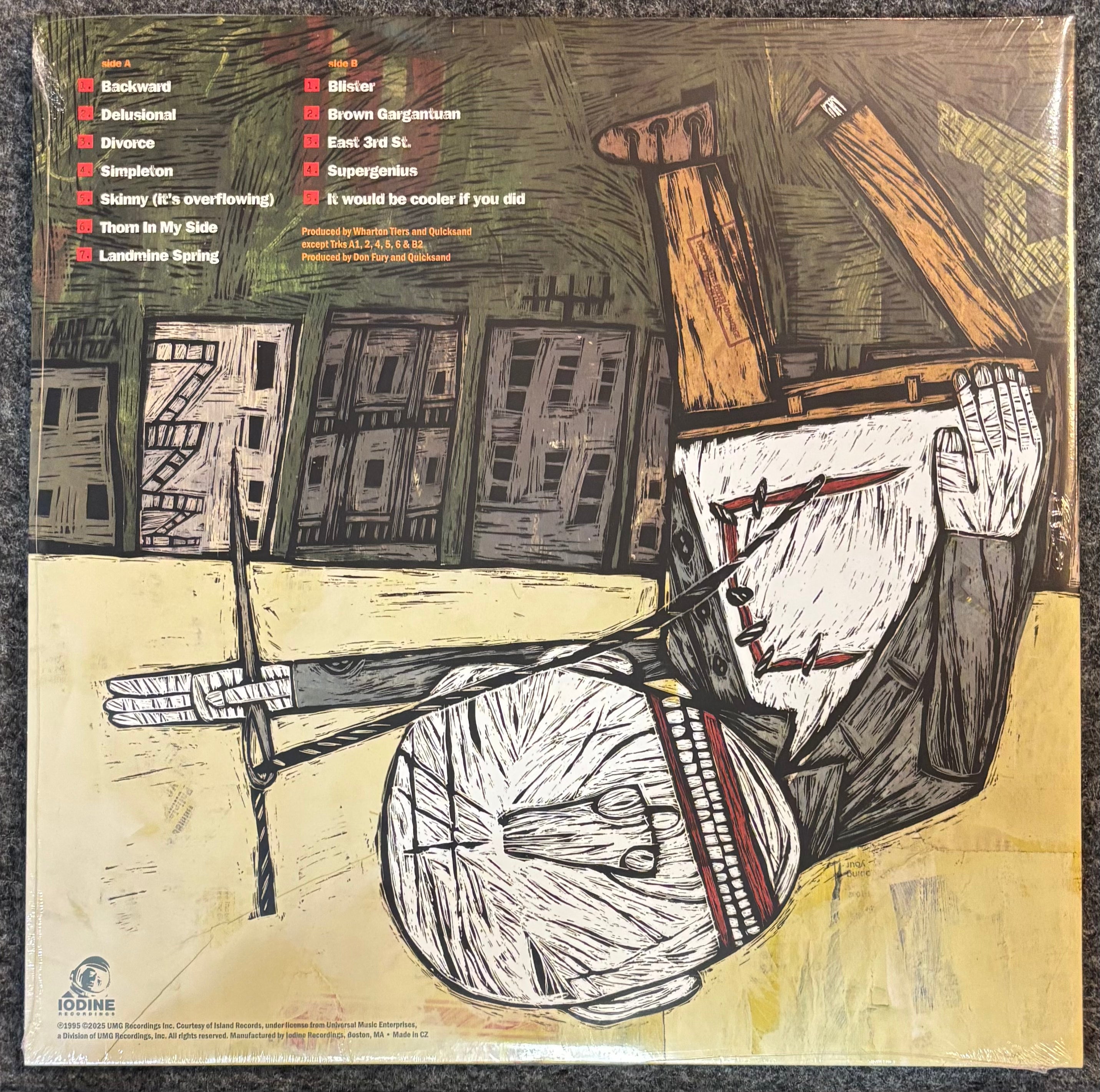 QUICKSAND – MANIC COMPRESSION (30TH ANNIVERSARY OPEN HEART RED) Vinyl LP Record
