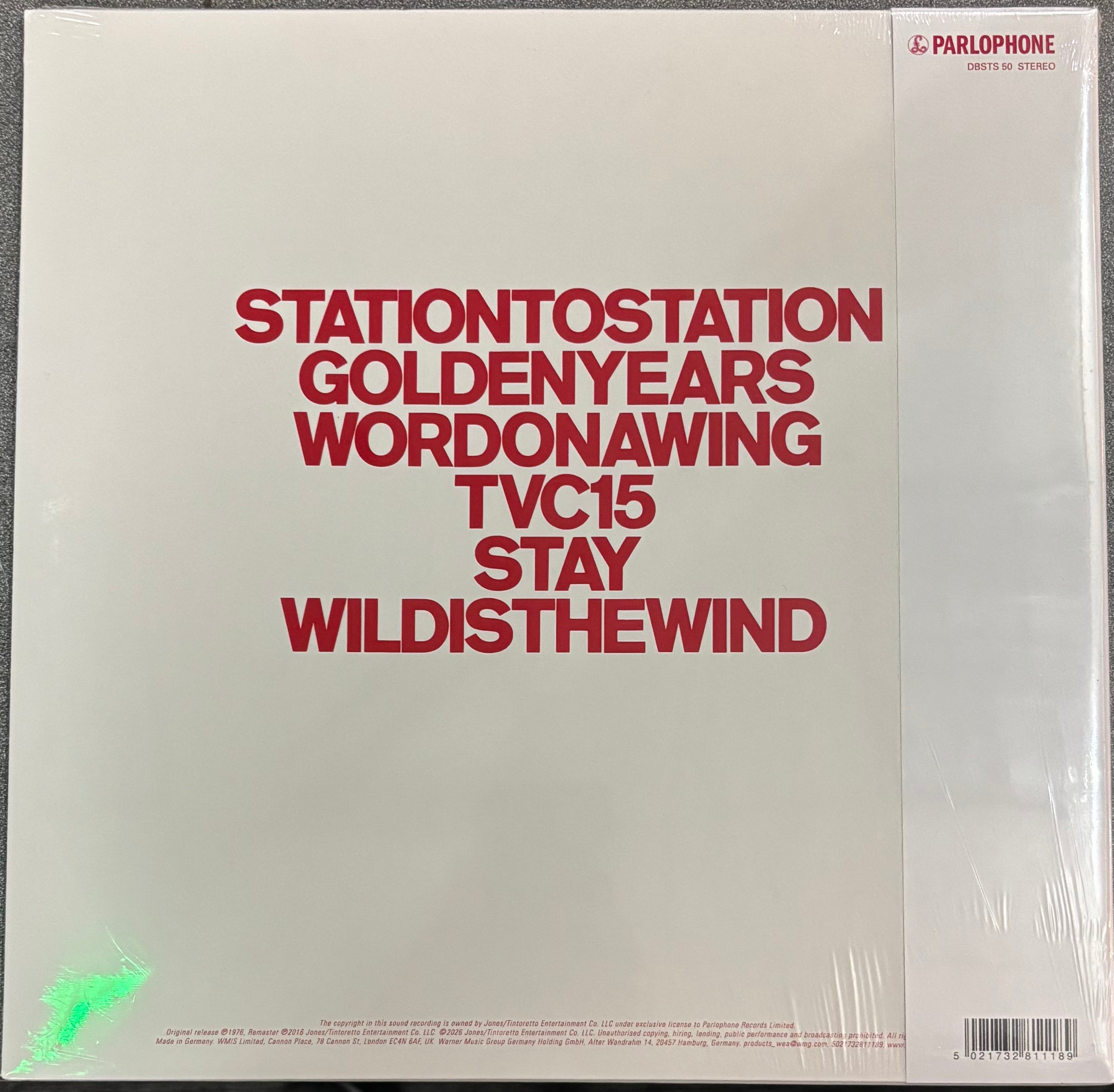 BOWIE, DAVID – STATION TO STATION (2016 REMASTER) Vinyl LP Record