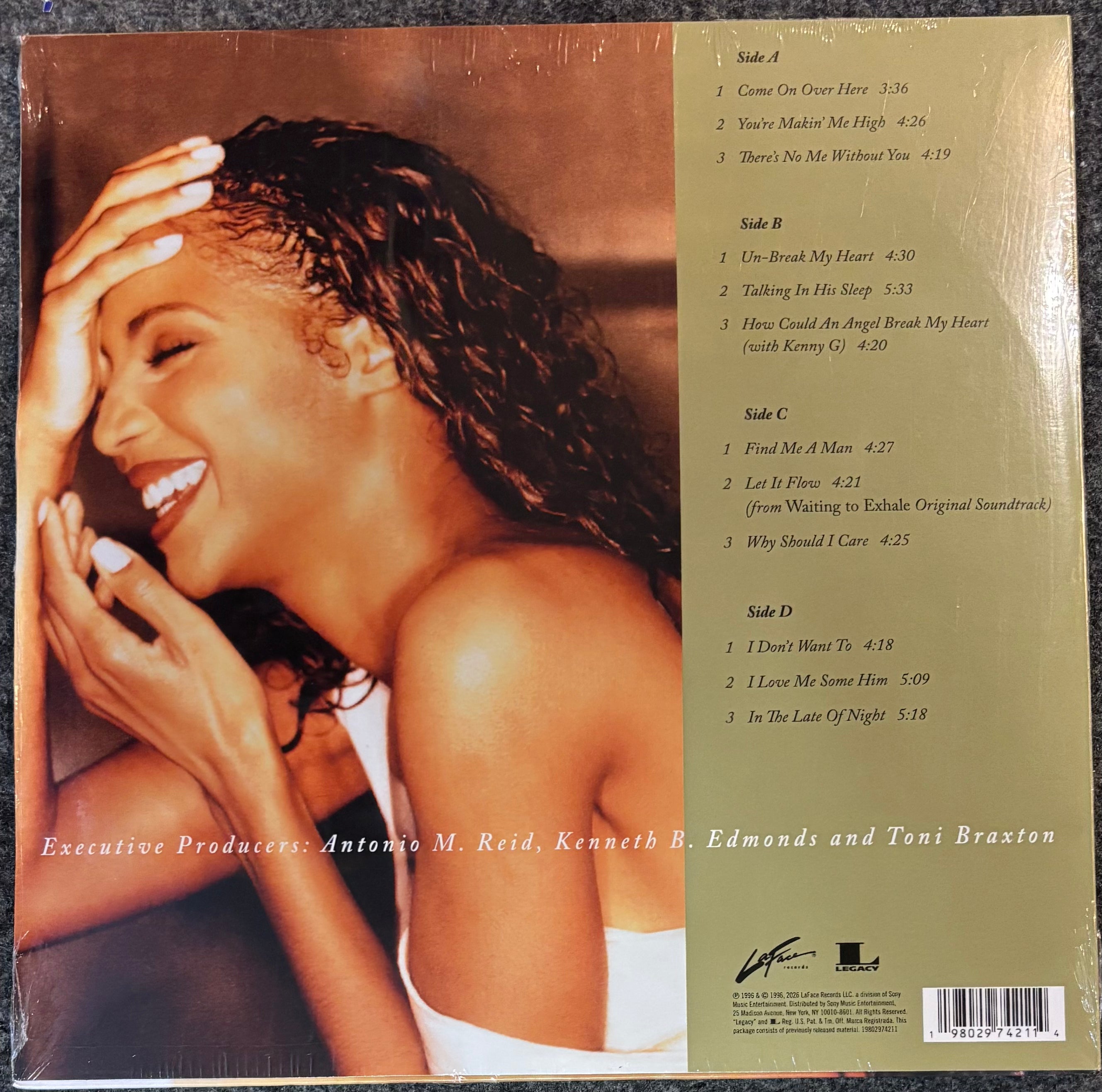 BRAXTON, TONI - SECRETS 2x Vinyl LP Record