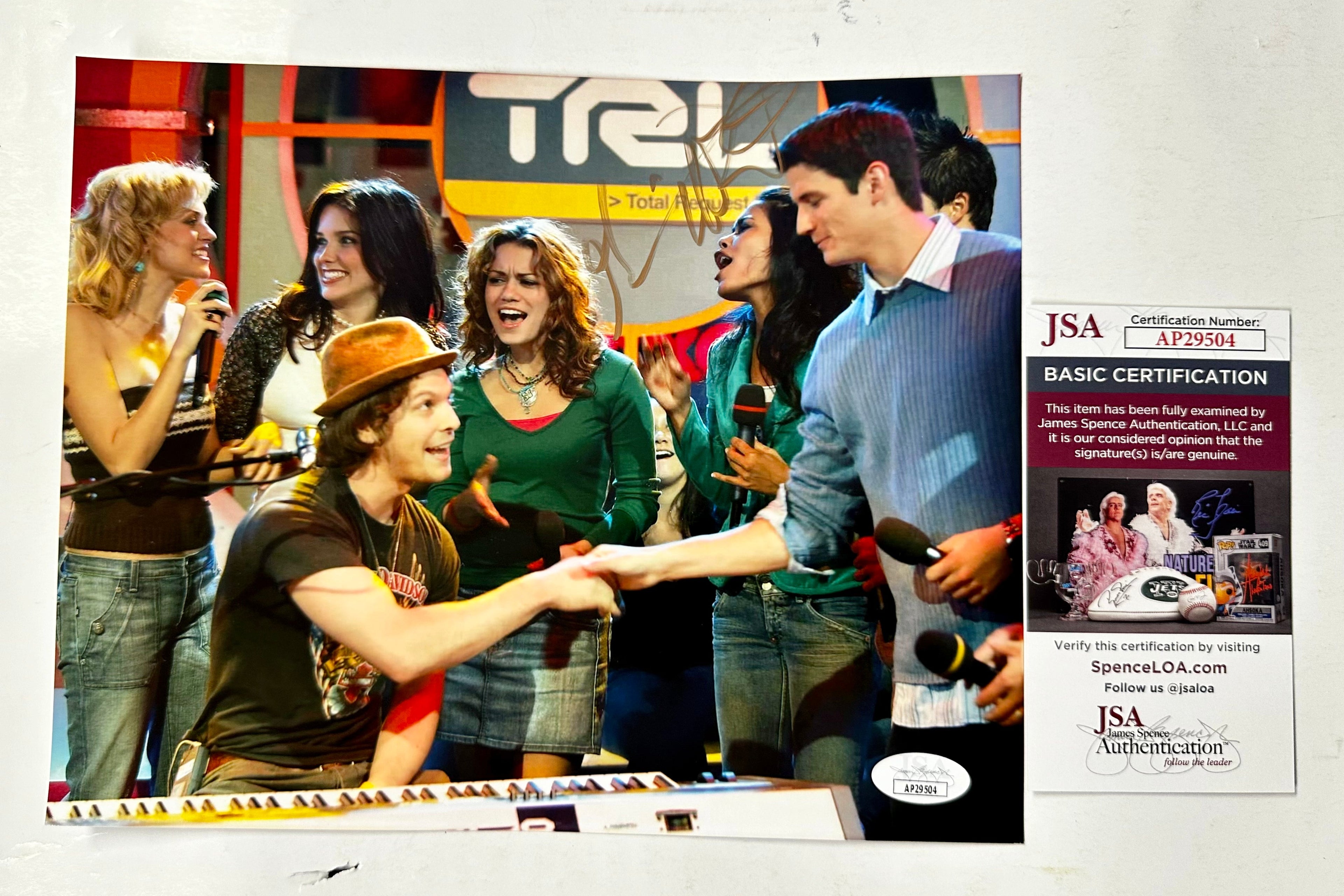 Musician Gavin DeGraw Signed One Tree Hill 8x10 Photo With JSA COA