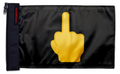 Emoji Middle Finger 12"x18" Forever Wave Flag for Jeep Wrangler JK 2-Door 2007-2018