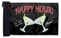 Happy Hour Martinis 12"x18" Forever Wave Flag