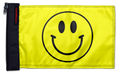 Smiley Face 12"x18" Forever Wave Flag