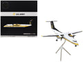 Bombardier C-147A Transport Aircraft "Golden Knights Parachute Team" United States Army (17-01610) White with Yellow Stripes and Black Tail "Gemini 200" Series 1/200 Diecast Model Airplane by GeminiJets