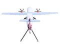 ATR 72-600 Commercial Aircraft "Loganair - Scotland's Airline" (G-LMTE) White with Red Plaid Tail "Gemini 200" Series 1/200 Diecast Model Airplane by GeminiJets