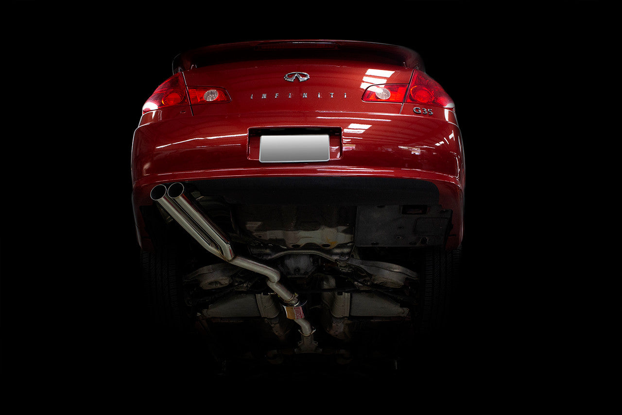 ISR Performance 03-04 Infiniti G35 RWD Sedan EP Dual Tip Exhaust IS-EPDUAL-G35S03