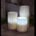 Geometric Pillar Candle 3" x 6"