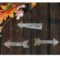 Rustic Campfire Arrow Ornaments 3 asstd.  (Pack of 4)