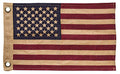 Burlap USA Flag 28" (Pack of 2)