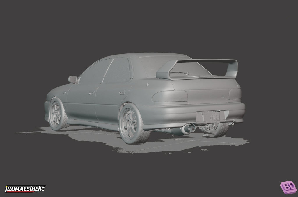 Subaru Impreza WRX STI (GC8) 3D Scan (1992-2000)
