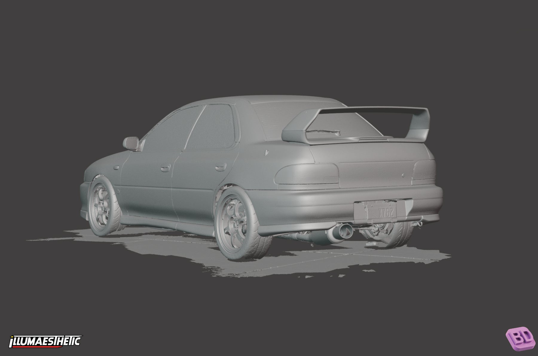 Subaru Impreza WRX STI (GC8) 3D Scan (1992-2000)