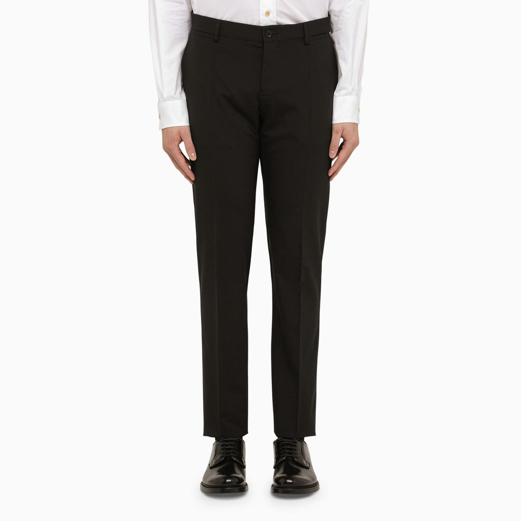 Dolce&Gabbana Black Wool Single Breasted Suit