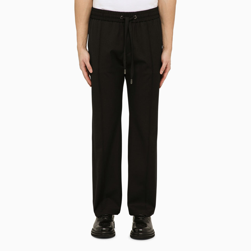 Dolce&Gabbana Black Wool Soft Trousers