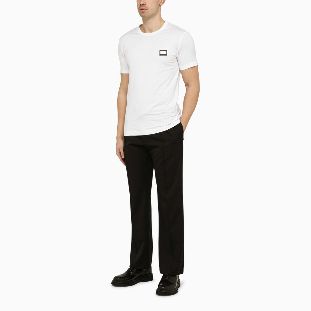 Dolce&Gabbana Black Wool Soft Trousers