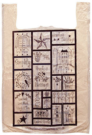 1000/Pkg Primitive Blessings Plastic Bags 23 x12x6"