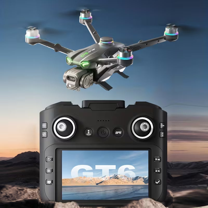 GPS-equipped Drone, 2000-meter Flight Range, 200-meter Altitude, Featuring A 5.64-inch Large-screen Remote Controller, ESC Camera, WiFi First-person View, Intelligent Obstacle Avoidance/intelligent Follow, GPS One-touch Return-to-home