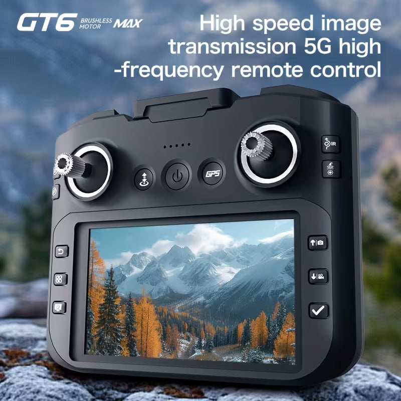 GPS-equipped Drone, 2000-meter Flight Range, 200-meter Altitude, Featuring A 5.64-inch Large-screen Remote Controller, ESC Camera, WiFi First-person View, Intelligent Obstacle Avoidance/intelligent Follow, GPS One-touch Return-to-home