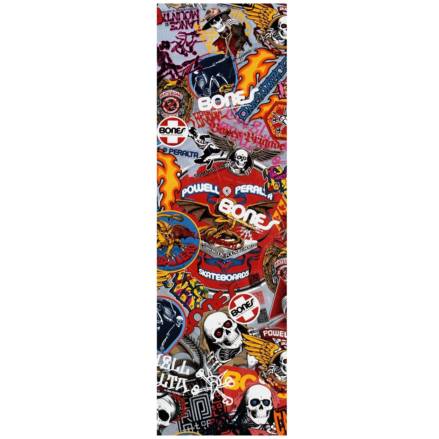 Powell Peralta OG Stickers Griptape 9"x33" - White