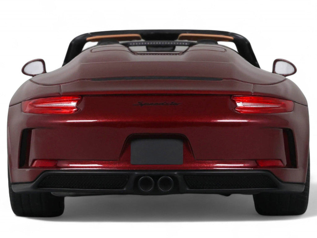 2019 Porsche 911 (991.2) Speedster #57 "Heritage Edition" Cherry Red Metallic 1/18 Model Car by GT Spirit