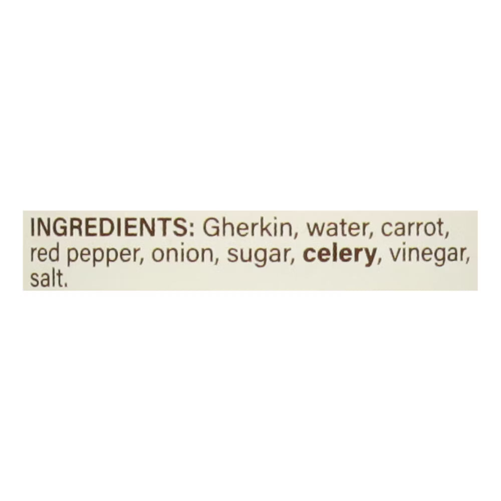 Pickerfresh, Veggie Slaw Pickled, Case of 6, 16 Fl Oz
