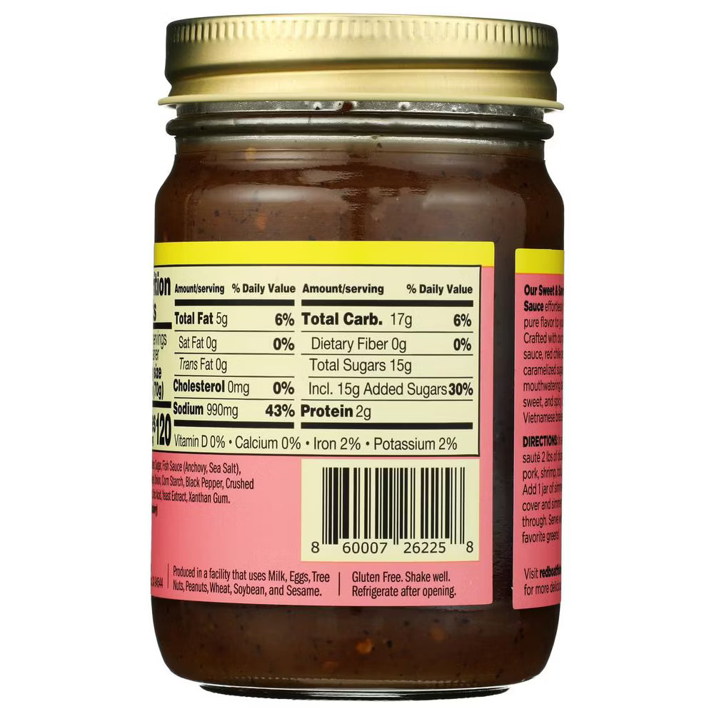 Red Boat Fish Sauce Simmer Sauce, Black Pepper, 12.5 fl oz., Pack of 6