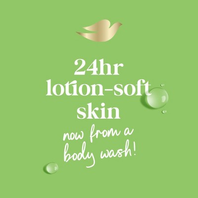 Dove Beauty Refresh Body Wash Pump Cucumber & Green Tea 24hr Lotion-Soft Skin 30.6 fl oz - New