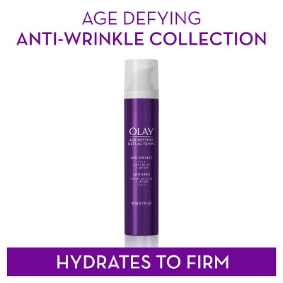 Olay Age Defying 2-in-1 Anti-Wrinkle Day Cream + Serum 1.7oz - Imperfect Box