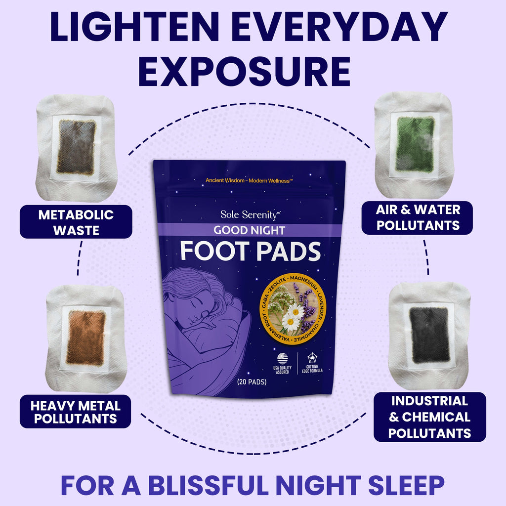 Vital Minerals + Good Night Sleep Foot Pads – 2 Pack Bundle