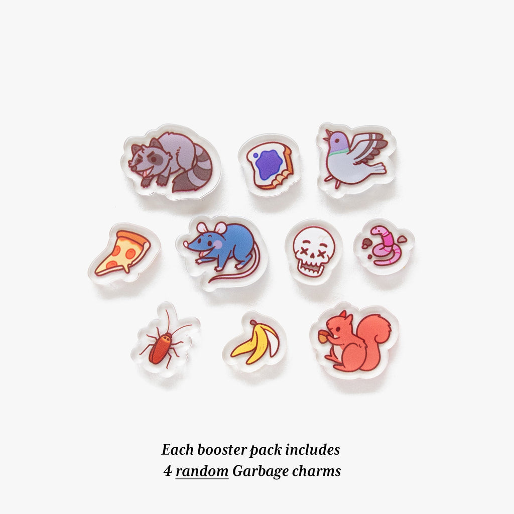 Garbage Fillable Keychain Charms Blind Booster Pack