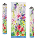 Garden Memories Art Pole 40 Inches Tall Painted Peace