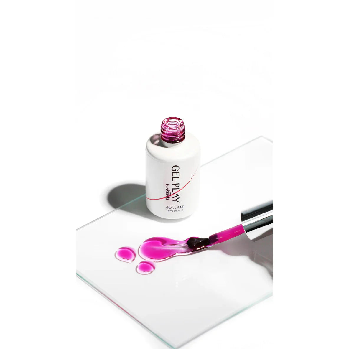 Akzentz - Gel Play Glass Pink, 10ml