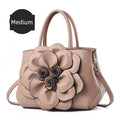 Genuine Leather Embroidery Shoulder & Crossbody Bag