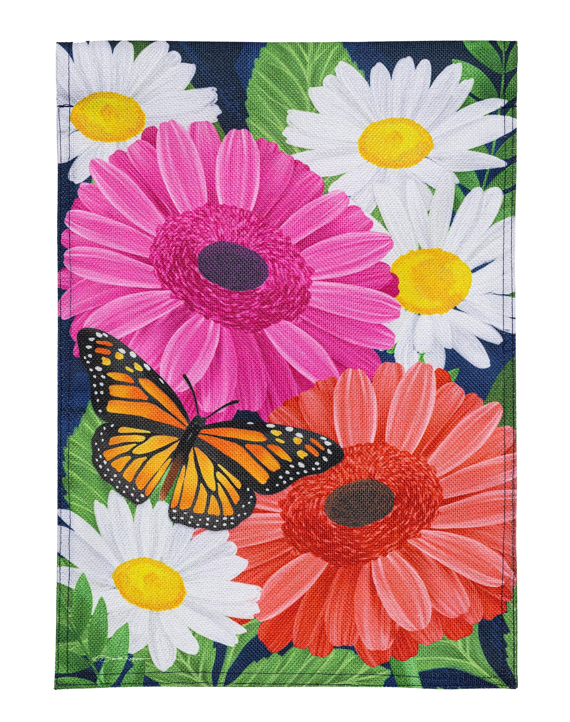 Gerbera Daisy 2 Sided Garden Flag