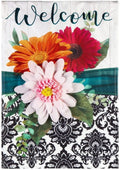 Gerbera Daisy Band Garden Flag 2 Sided